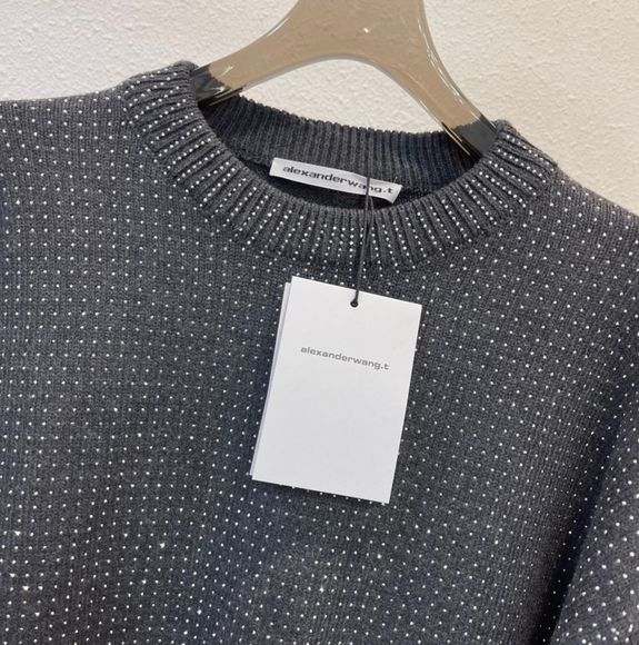 alexander wang full crystal embellished sweater - Picture 3 of 8